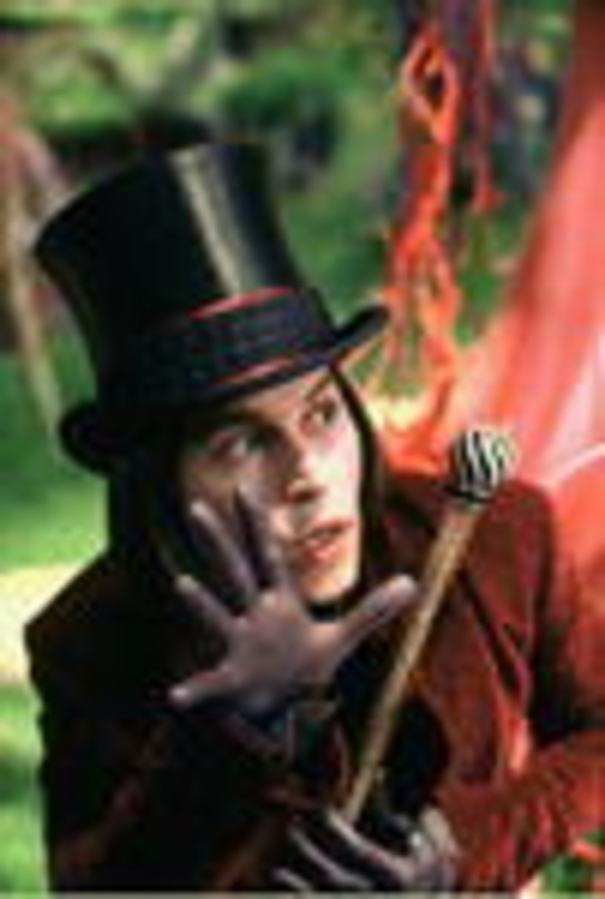 Willy Wonka alias Johnny Depp...