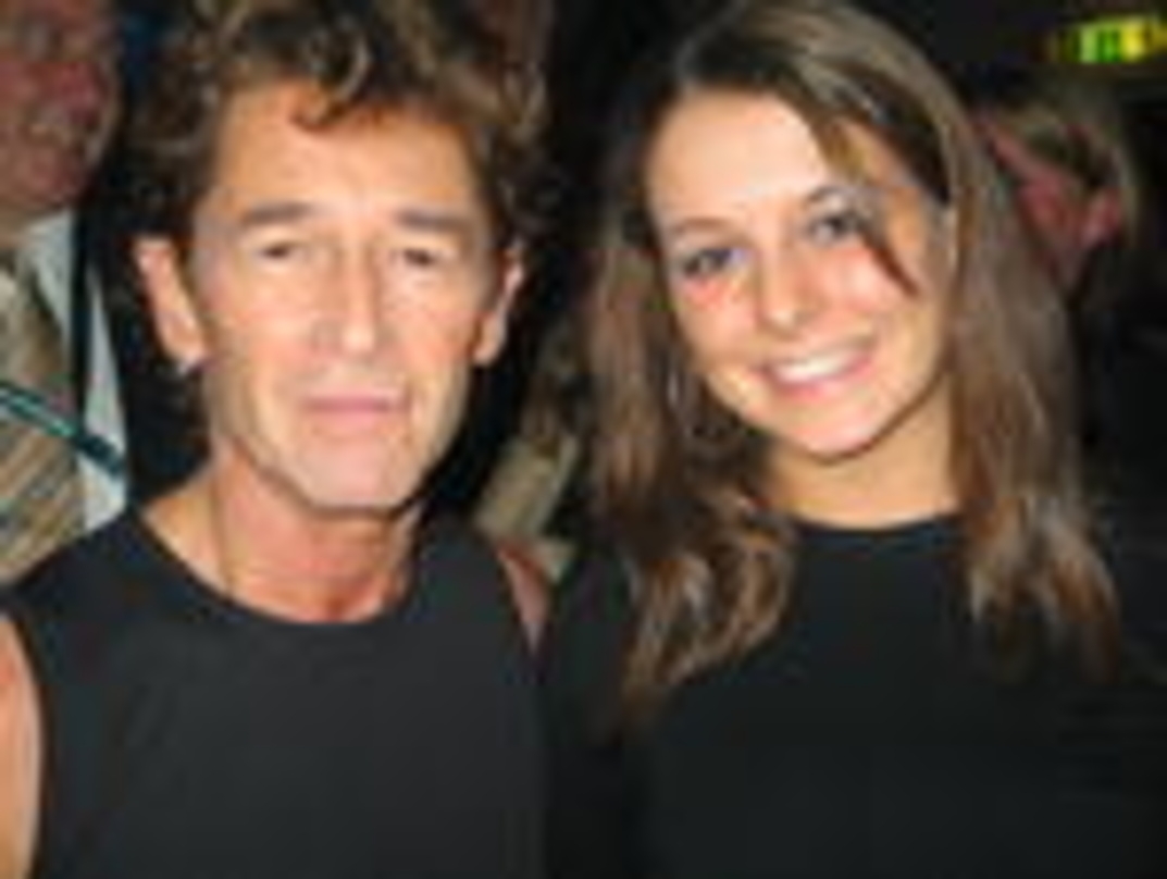 Nach der Show: Maffay mit der französischen Sängerin Audrey René, die als Lilly auftritt