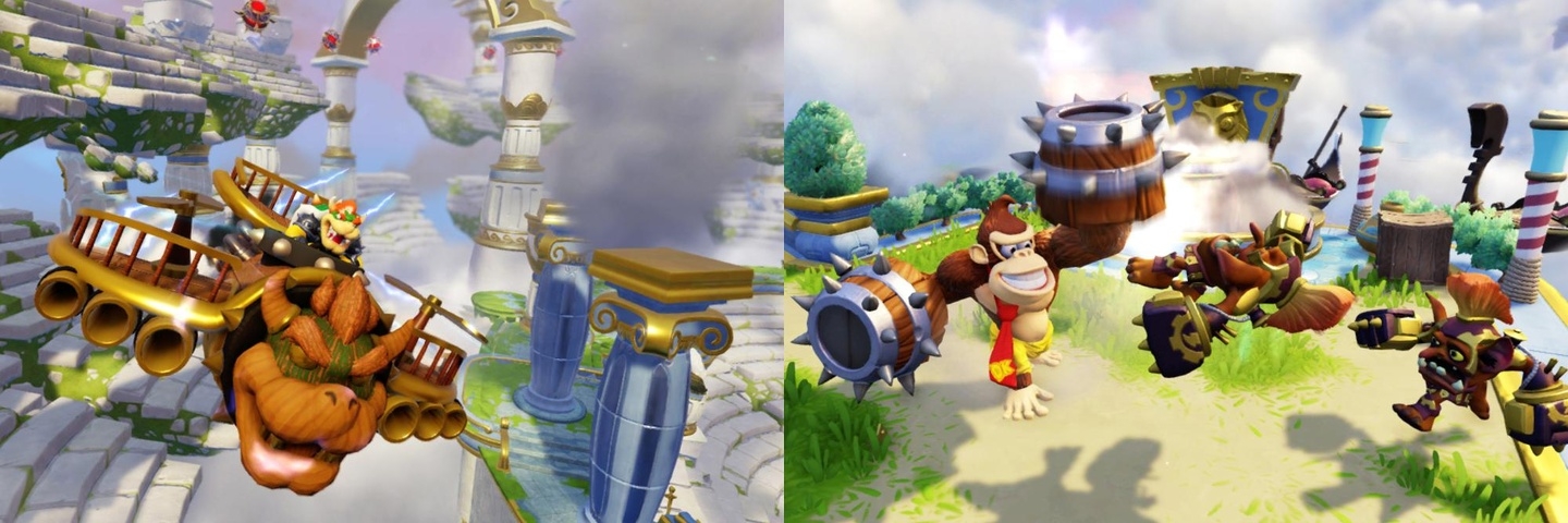 Treten im neuen "Skylanders" auf: Nintendos Bowser und Donkey Kong