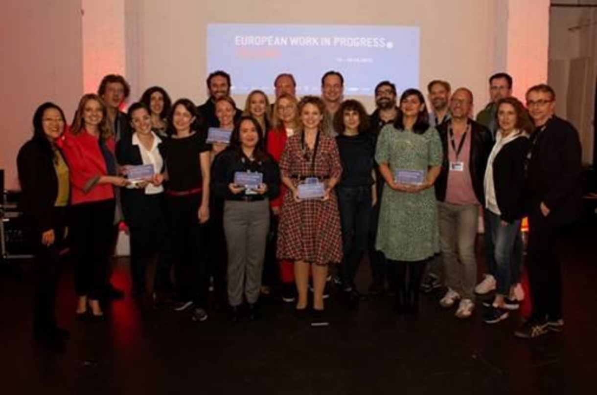 Jurymitglieder und Gewinner von European Work in Progress