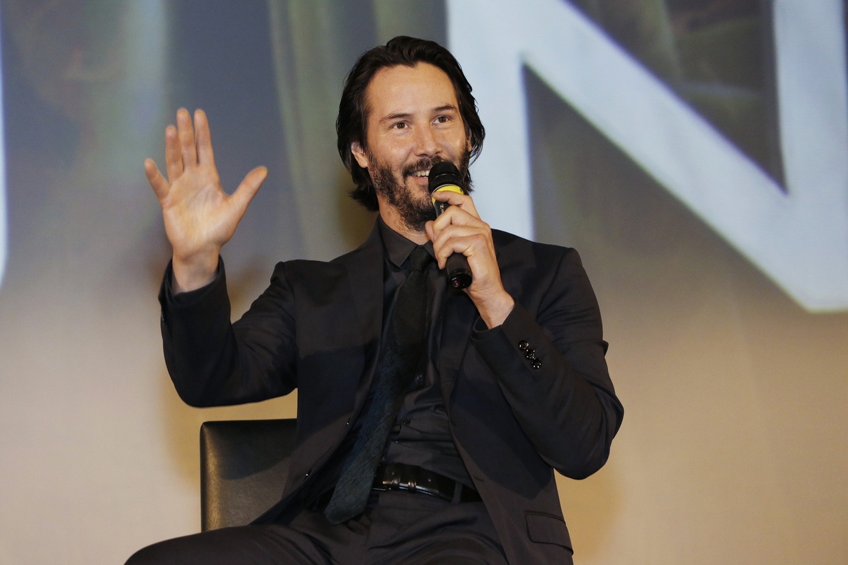 Keanu Reeves präsentierte bestgelaunt sowohl "47 Ronin" als auch seine Deutschkenntnisse