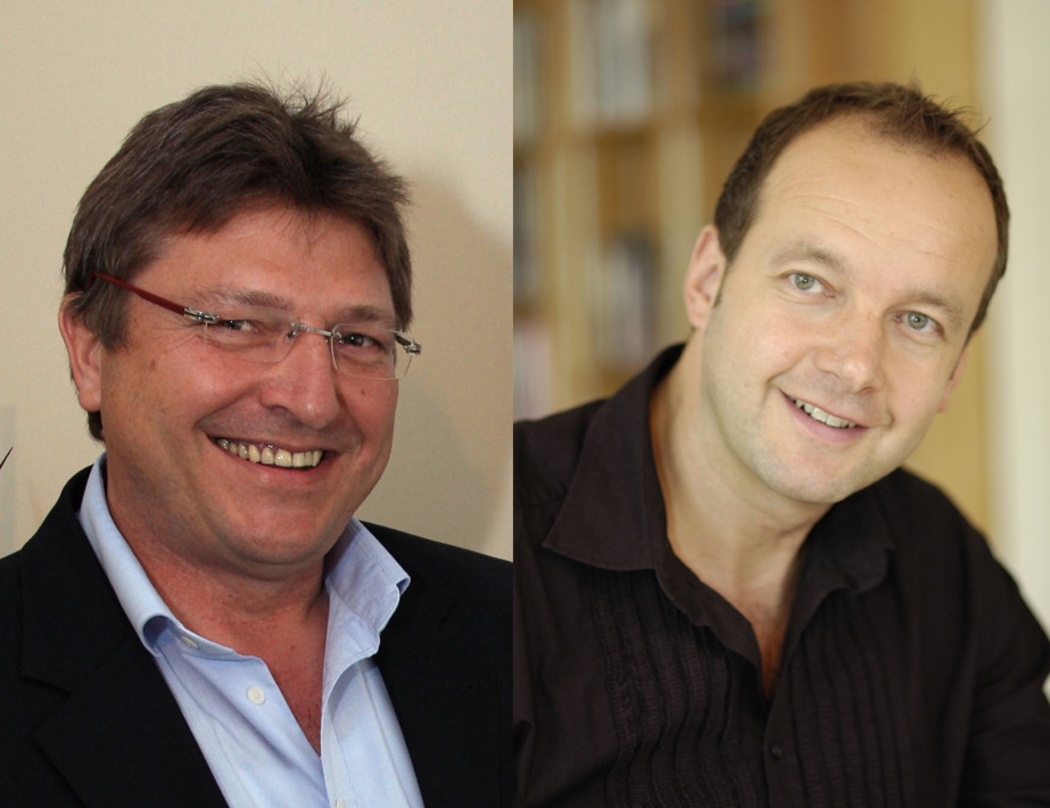 Künftig Partner (v.l.): Burkhard Grünbein (Kiddinx) und Gerhard Fenz (Hoanzl)
