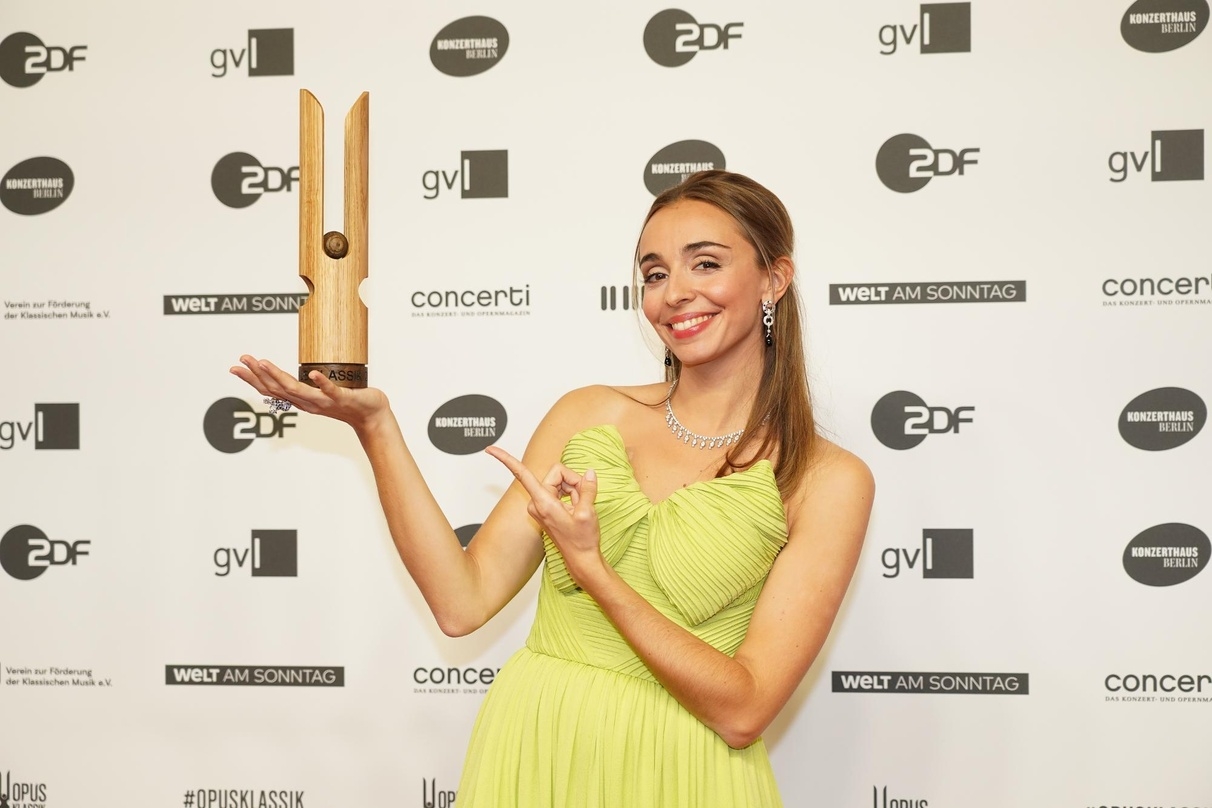 Als Sängerin des Jahres mit einem Opus Klassik geehrt: Lea Desandre