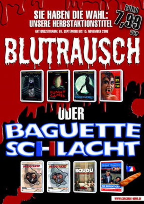 Der Flyer zur Herbstpreisaktion von Concorde