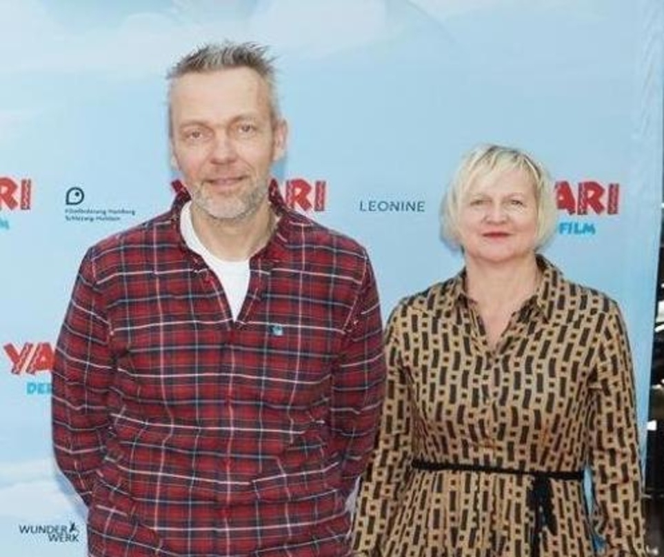 Toby Genkel und Gisela Schäfer bei der Premiere von "Yakari - Der Kinofilm"