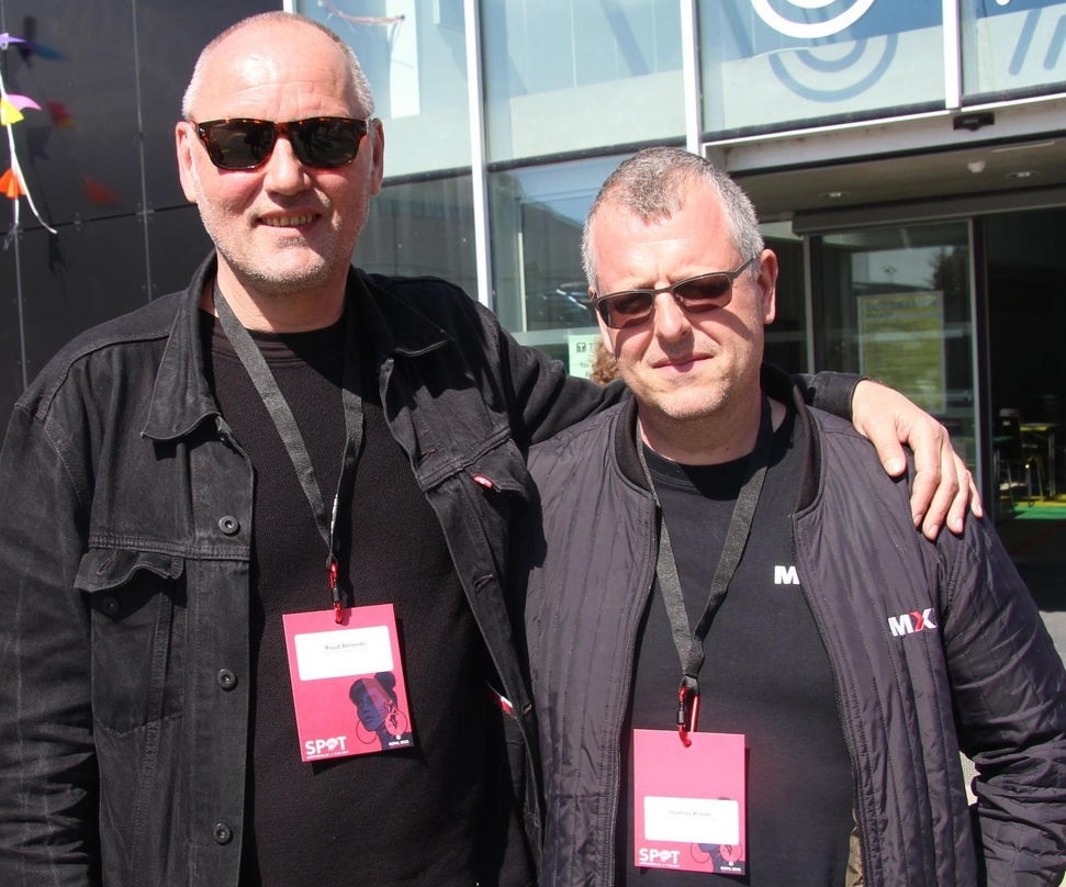 Besiegelten die Partnerschaft in Aarhus beim Spot Festival: Ruud Behrends (links) und Thomas Rohde