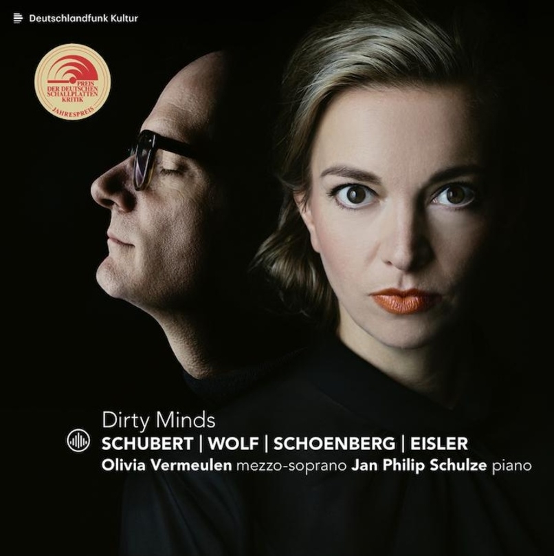 Jüngst mit einem Jahrespreis der deutschen Schallplattenkritik ausgezeichnet: das bei Channel Classics veröffentlichte Album "Dirty Minds" der niederländischen Mezzosopranistin Olivia Vermeulen mit dem Pianisten Jan Philip Schulze