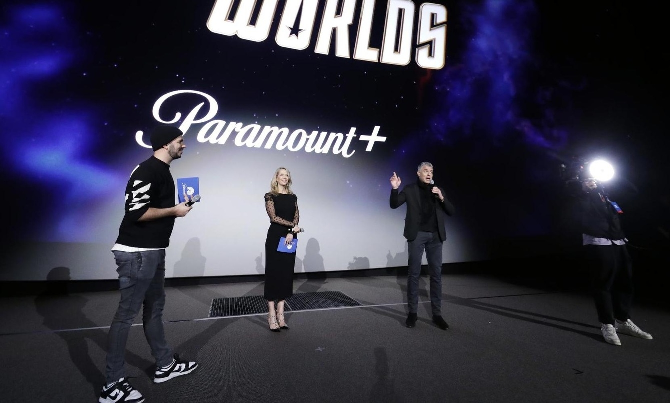 Anson Mount in Berlin beim Paramount+-Launch-Event