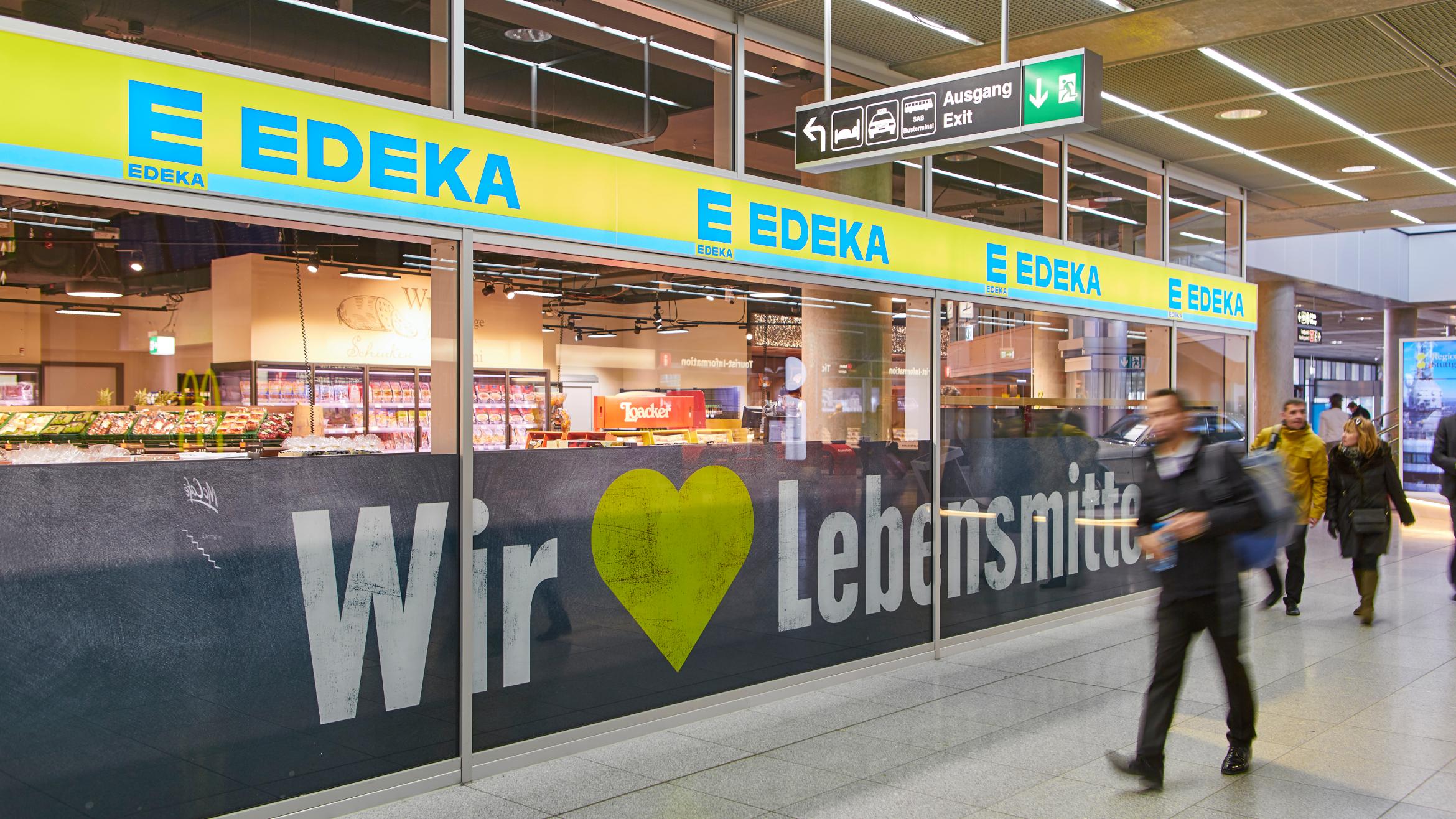Eine Edeka-Filiale in Stuttgart –