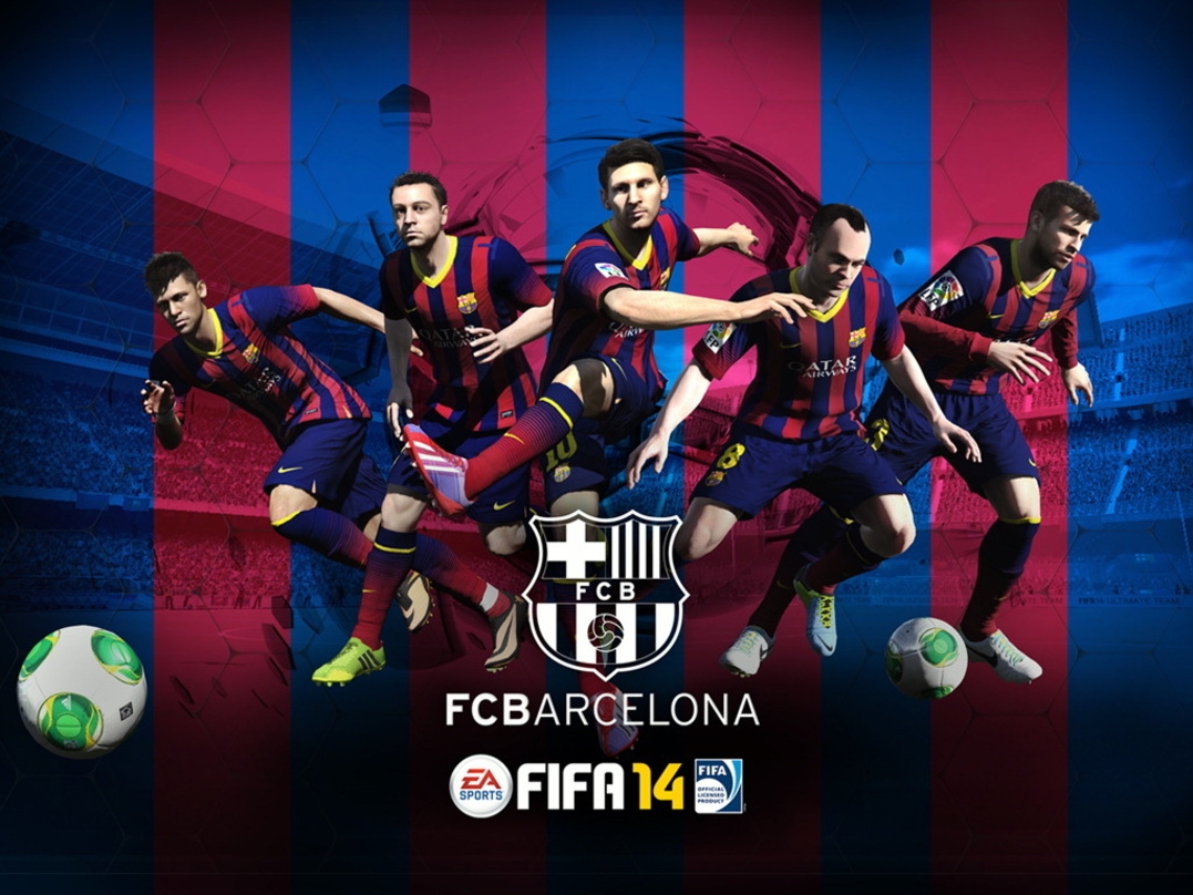 Dem Starensemble des FC Barcelona widmet EA in "FIFA 14" besondere Aufmerksamkeit