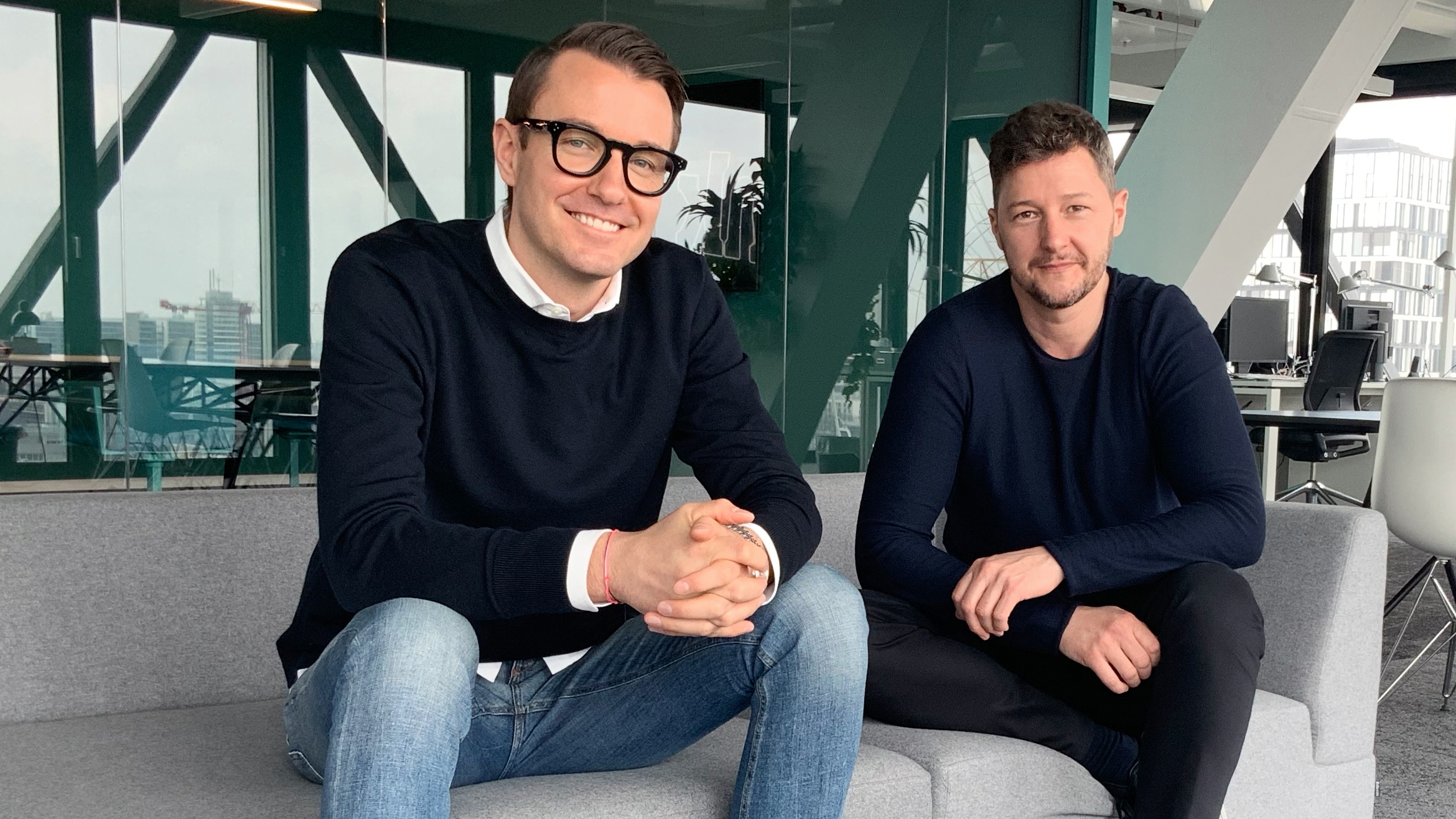 Das Geschäftsführer-Duo von Thjnk München: Thomas Canzar (li.) und Hans-Peter Sporer –