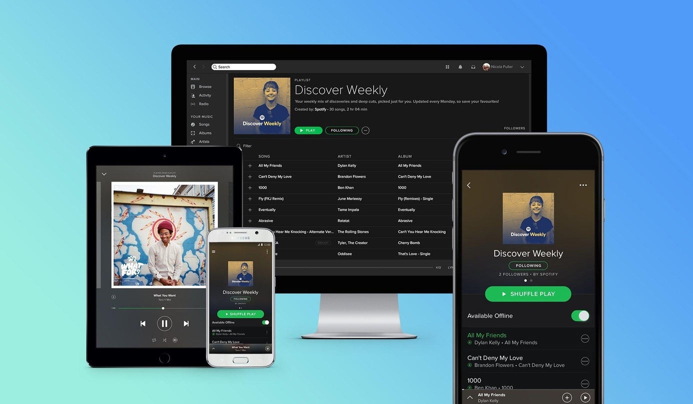 Stieß binnen zehn Wochen mehr als eine Milliarde Plays von Spotify-Nutzern an: Die unter dem Namen Discover Weekly oder im deutschsprachigen Raum als Dein Mix der Woche geführte Playlisten-Kampagne von Spotify