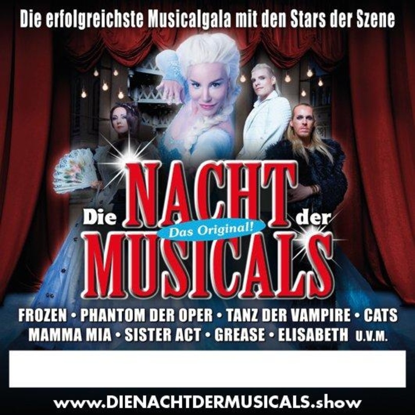 Kündigt die Jubiläumstour an: das Plakat für "Die Nacht der Musicals"