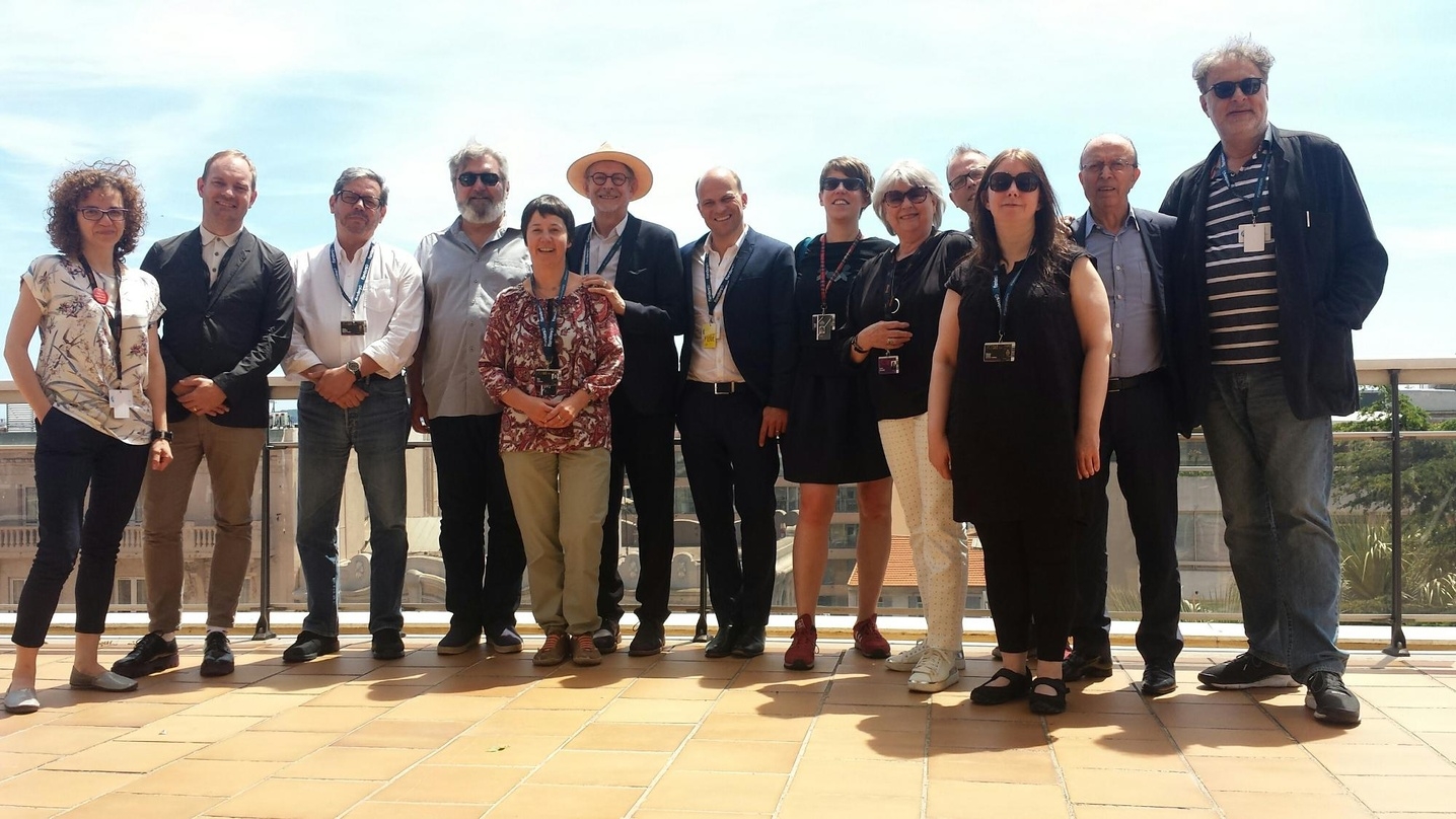 Der Verwaltungsrat von Europa Cinemas beim Treffen in Cannes
