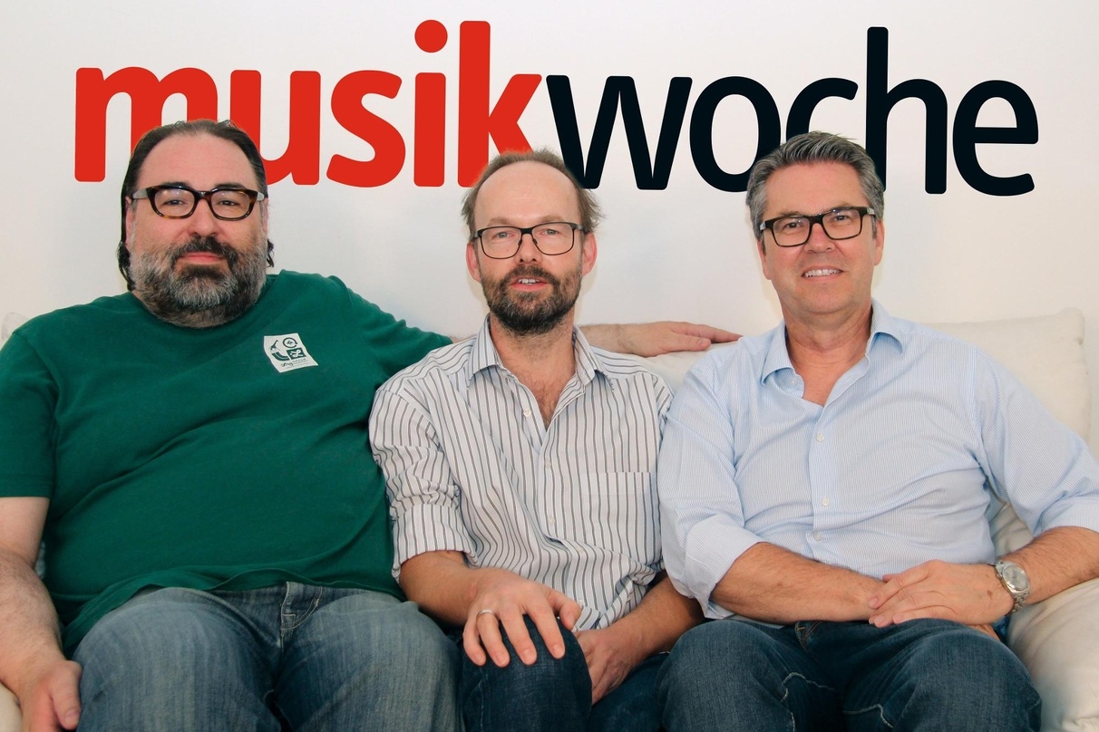 Auf der MusikWoche-Couch (von links): Norbert Schiegl, Knut Schlinger und Ulrich Höcherl