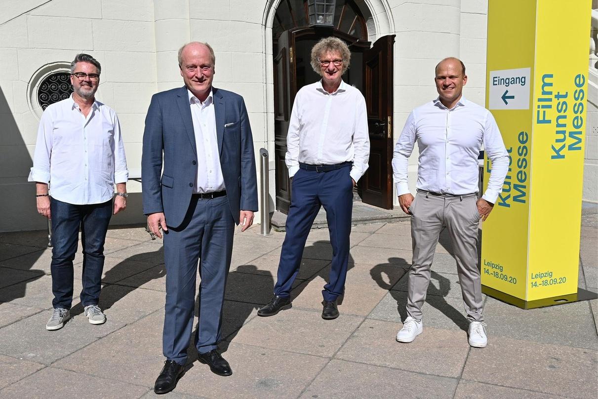 Ulrich Höcherl, Peter Dinges, Michael Kölmel und Christian Bräuer