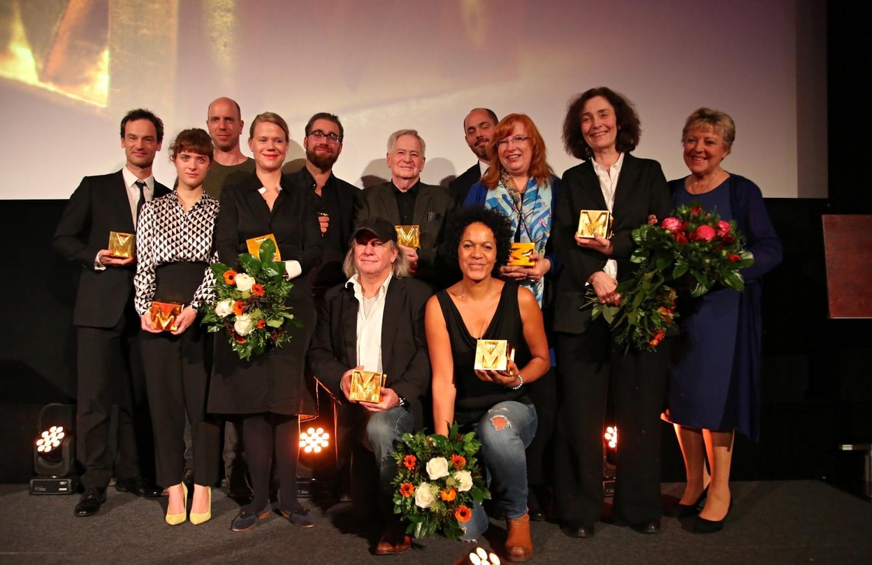 Preisträger und Laudatoren beim Regiepreis Metropolis 2014 