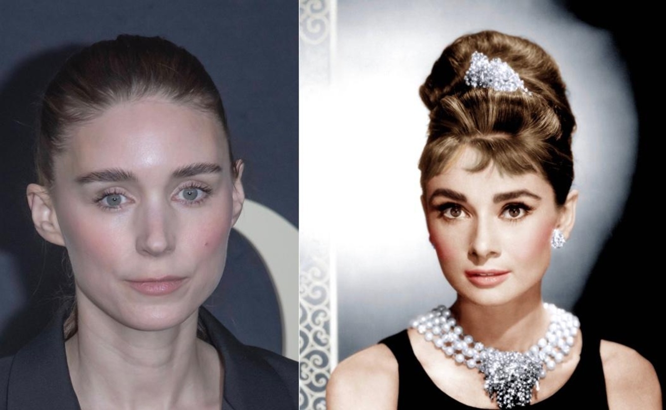 Rein äußerlich ist Rooney Mara eine perfekte Audrey Hepburn