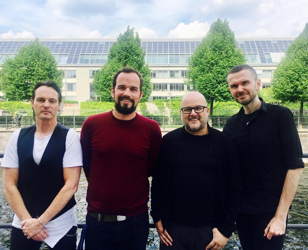Bauen das Team aus (von links): Eric Burton, Moritz Henning, Andreas Schubert und Thomas Thyssen 
