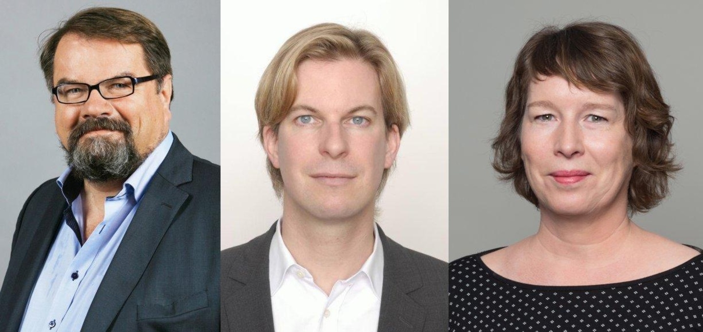 Alfred Holighaus, Thorsten Schaumann und Linda Söffker (v.l.n.r.) übernehmen die Filmauswahl für die 50. Internationalen Hofer Filmtage