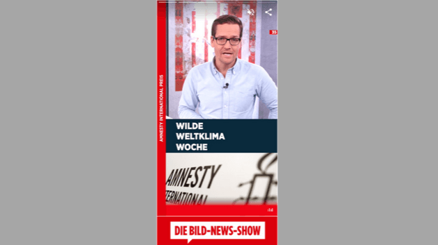 Moritz Wedel bei "Bild Daily"