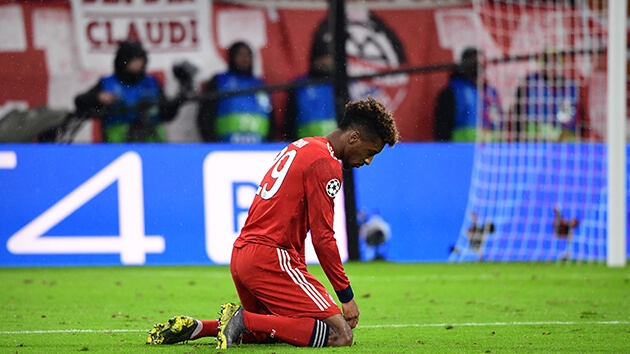 Der enttäuschte Kingsley Coman nach dem Champions-League-Aus des FC Bayern