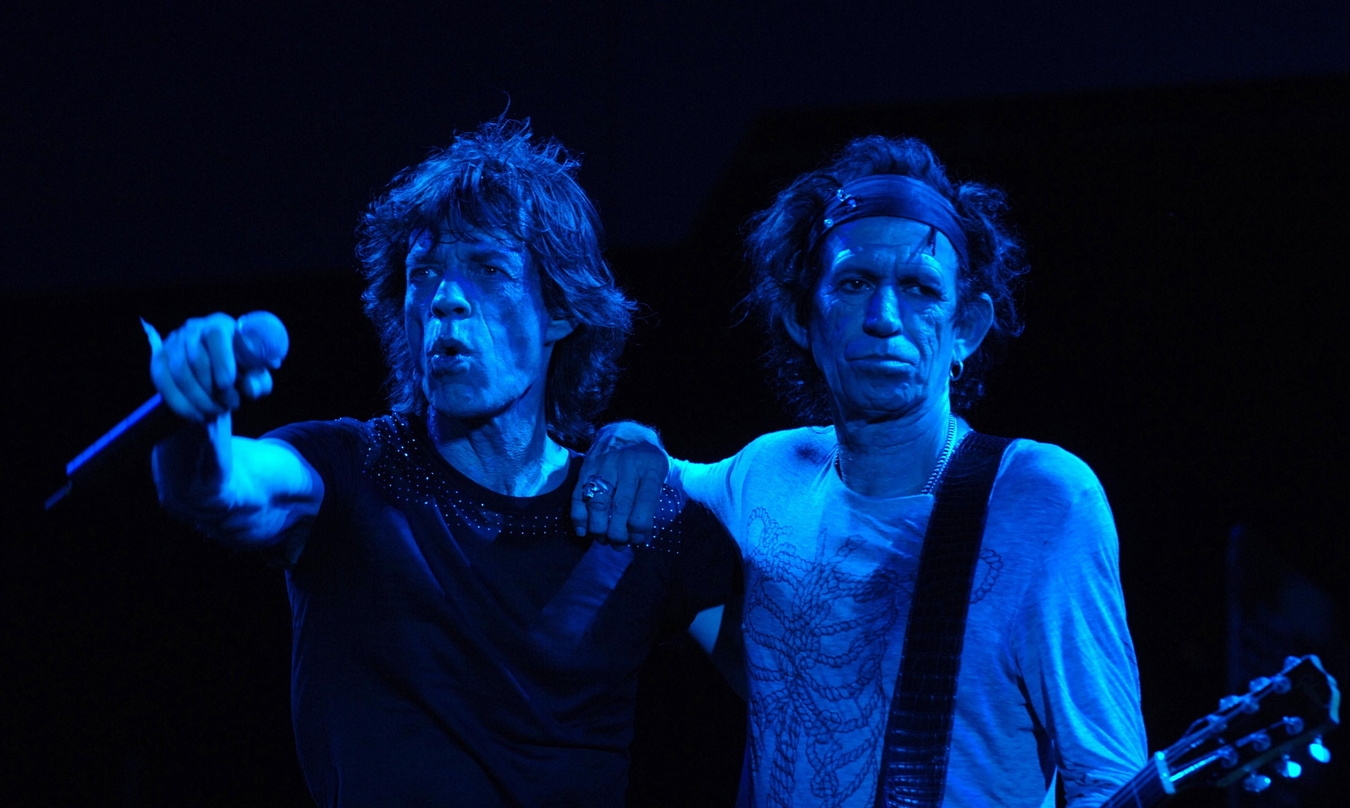 Touren mit den Rolling Stones derzeit unter dem Motto "50 & Counting": Mick Jagger (links) und Keith Richards
