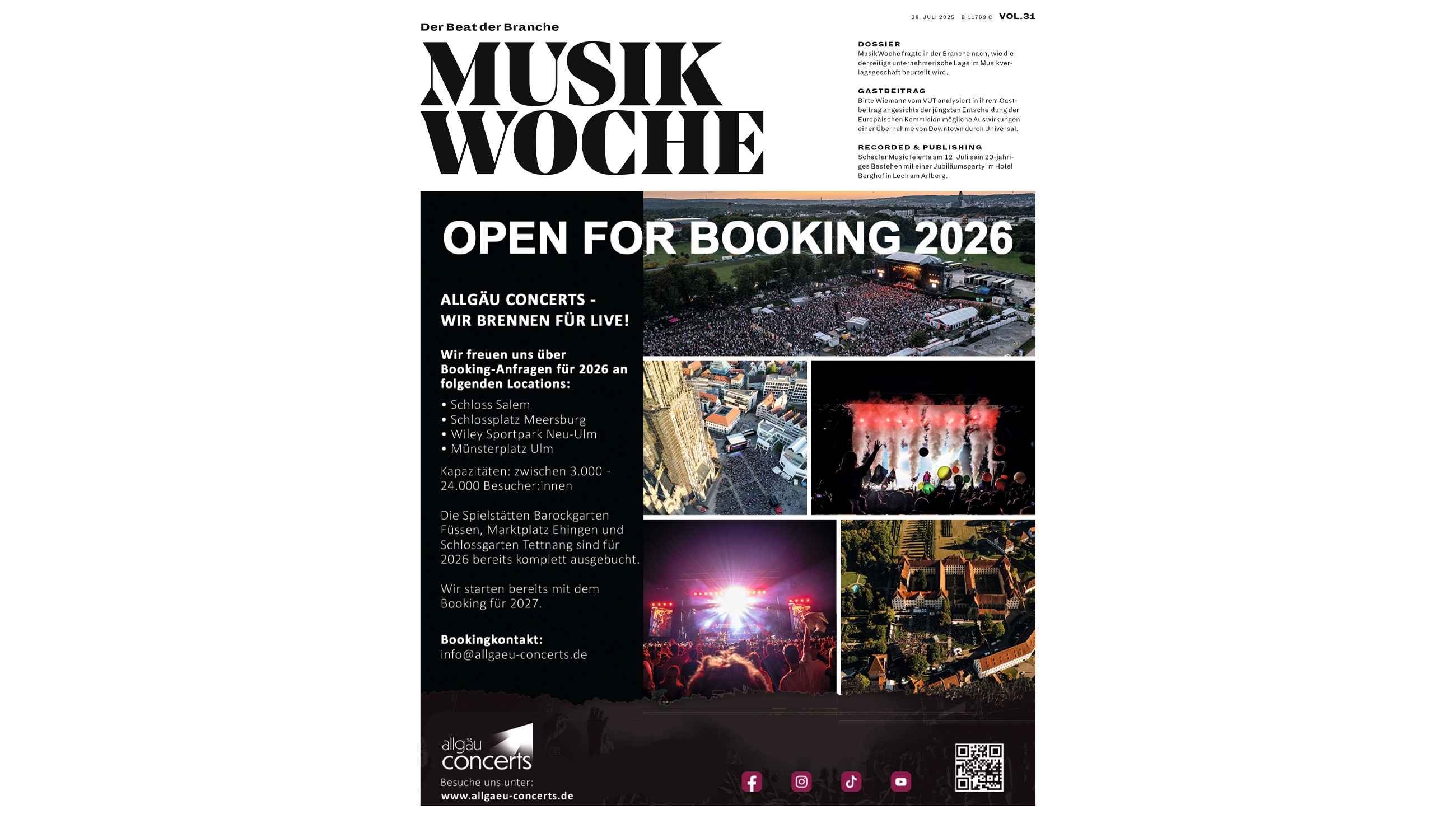 MusikWoche Vol. 31/2025