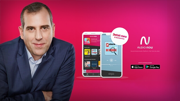 RTL-Radio-Deutschland-Chef Stephan Schmitter und die neue App Audio Now