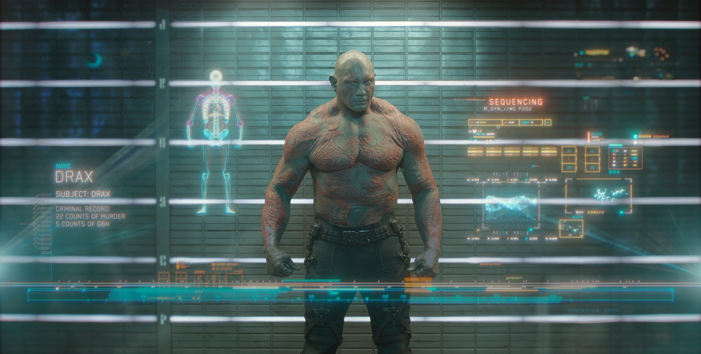 Dave Bautista in "Guardians of the Galaxy"