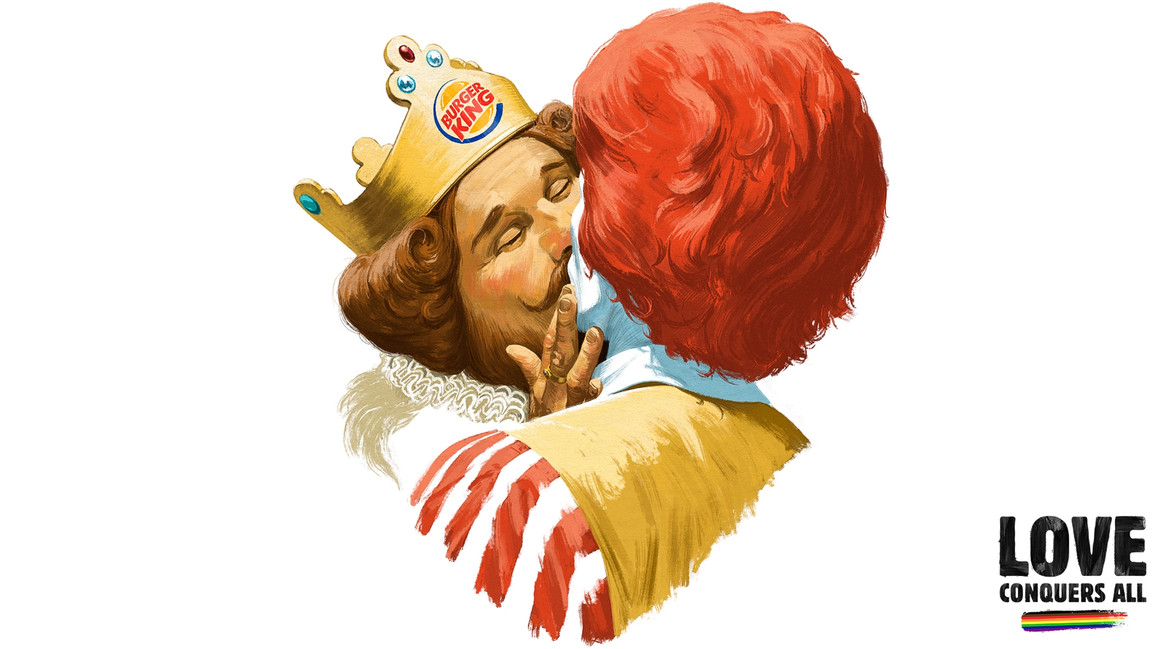 Love conquers all – Burger King will ein Zeichen für Liebe ohne Grenzen setzen –