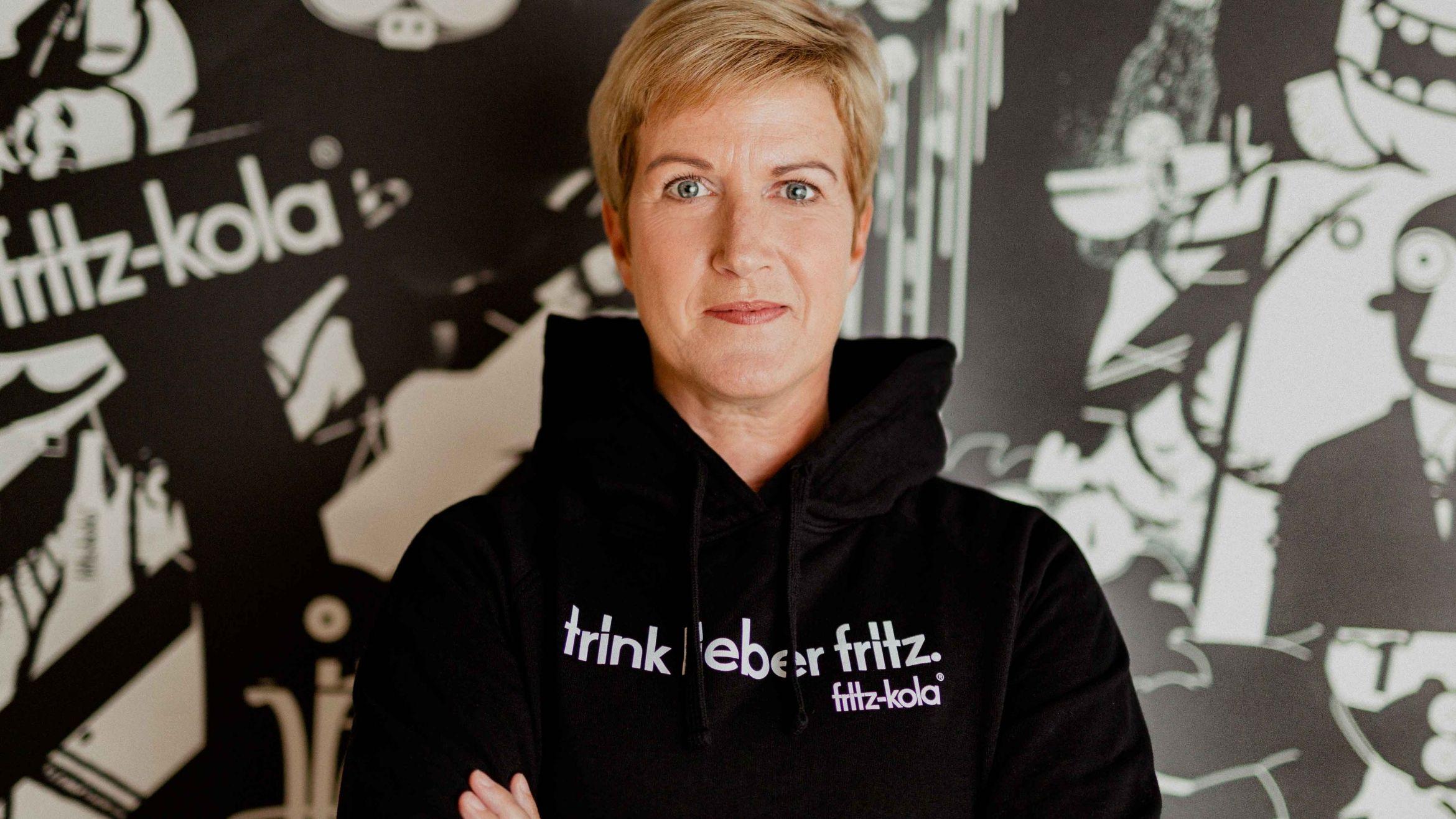 Silke Grell, Chefin der neu strukturierten Marketingabteilung bei Fritz-Kola – 