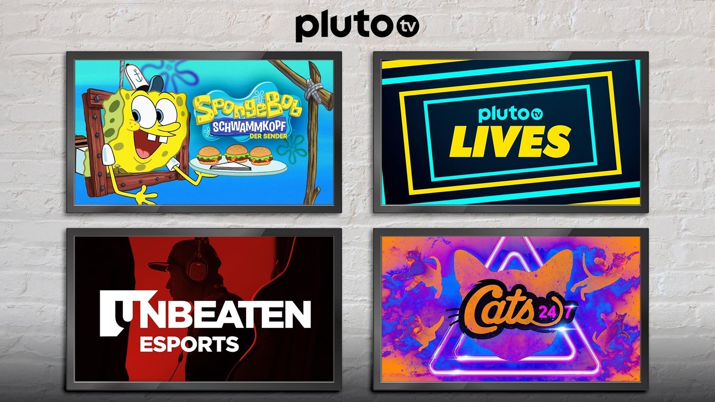Zu den neuen Channels auf Pluto TV zählt ein Pop-up-Kanal zu Spongebob Schwammkopf