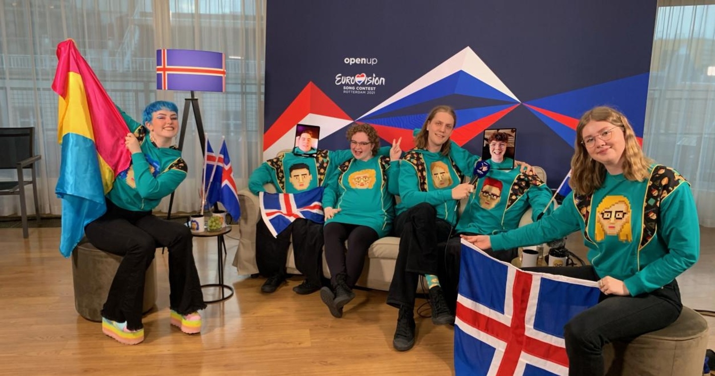 Mussten ihre Qualifikation fürs Finale vom Hotel aus verfolgen: die isländische Band Daði og Gagnamagnið
