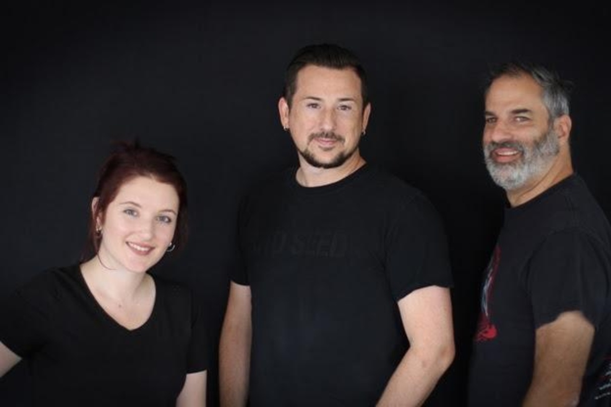 Vertreten Napalm Records in Nordamerika (von links): Natalie Camillo, Shawn Quinn und Bram Teitelman