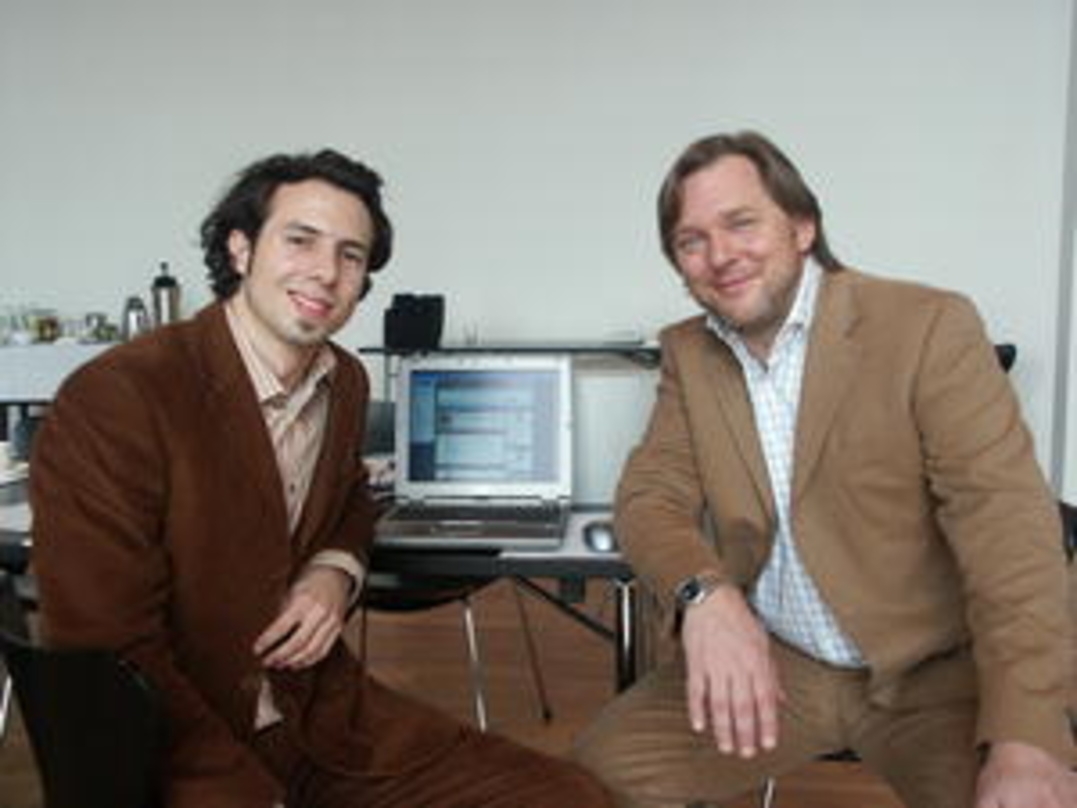 Stellen ihren Shop vor: Rogosch (r.) und Betzold