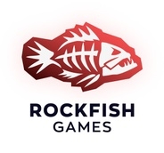 ROCKFISH Games Logo Vertikal Positiv Firmenlogo