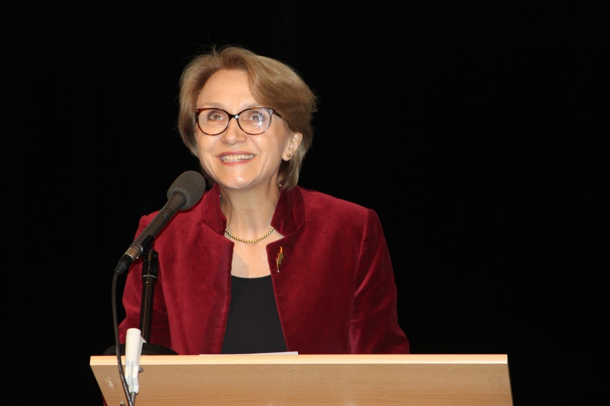 Eröffnete die Kulturkonferenz: die französische Botschafterin Anne-Marie Descôtes