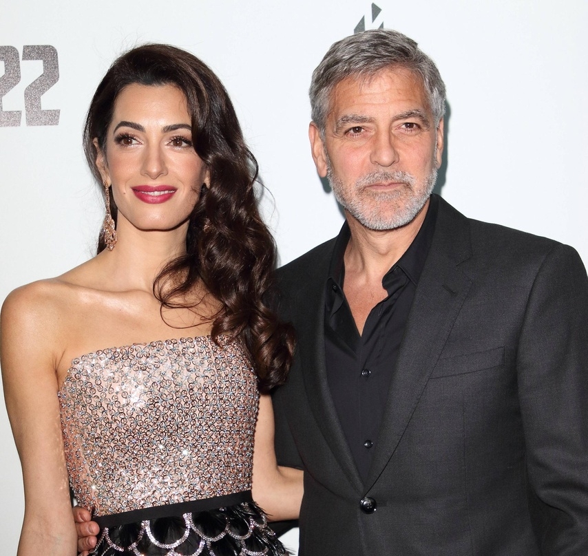Amal und George Clooney auf der "Catch 22"-Premiere in London