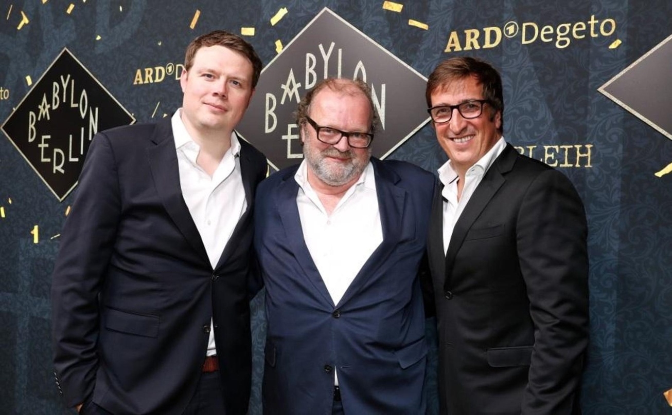 V.l.: Michael Polle, Uwe Schott und Stefan Arndt von X Filme Creative Pool