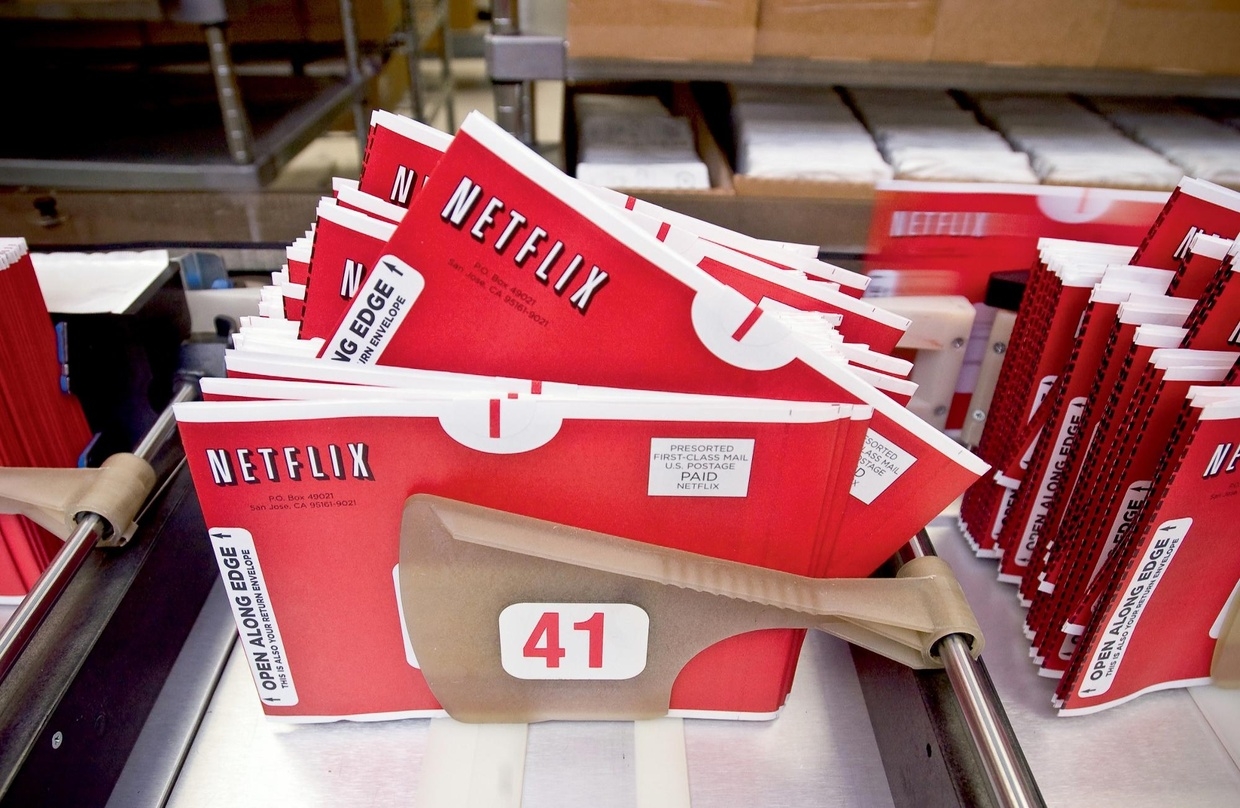 Mit ihnen wurde Netflix groß: Rote Briefumschläge für den Postversand