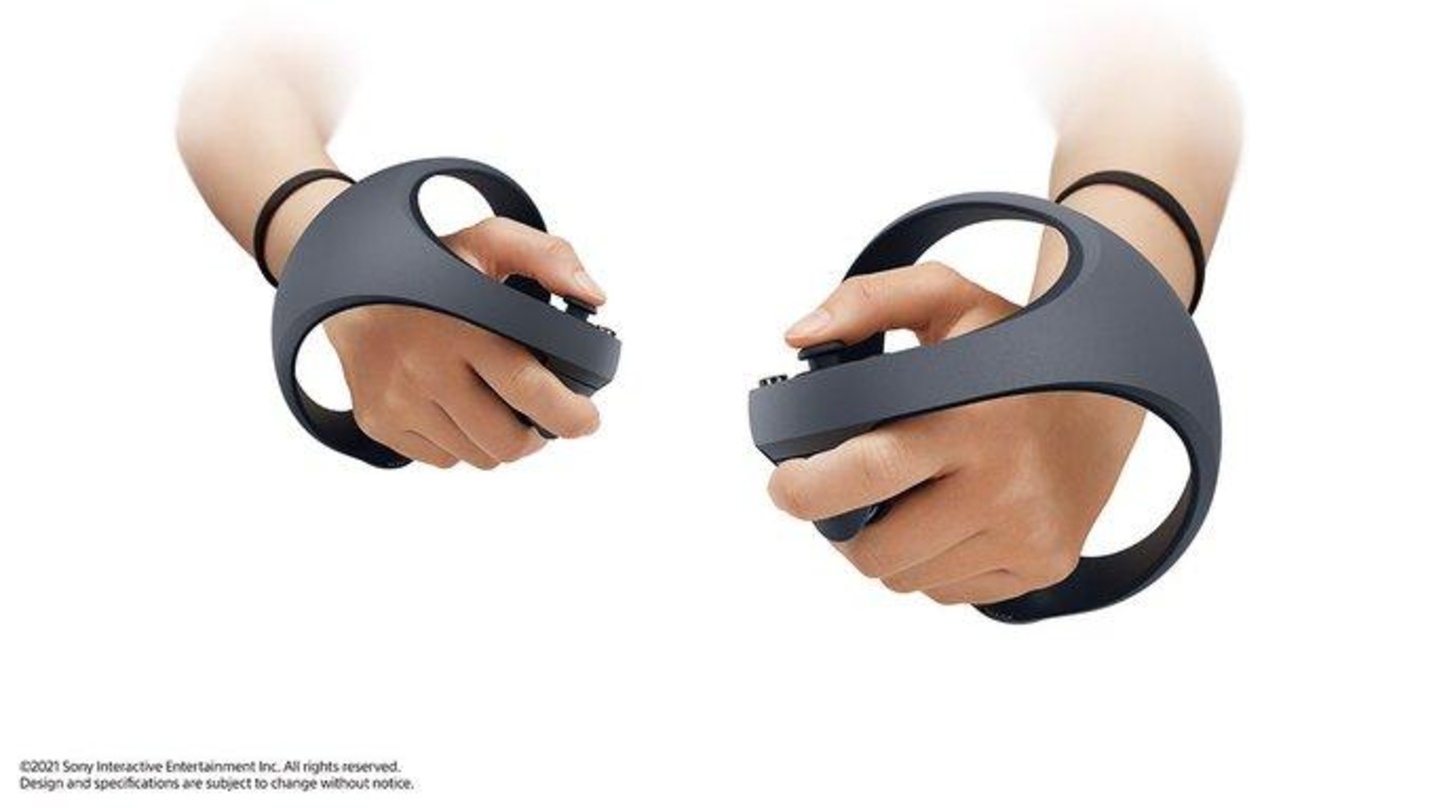 Die neuen VR-Controller für PlayStation bieten ein futuristisches Design.