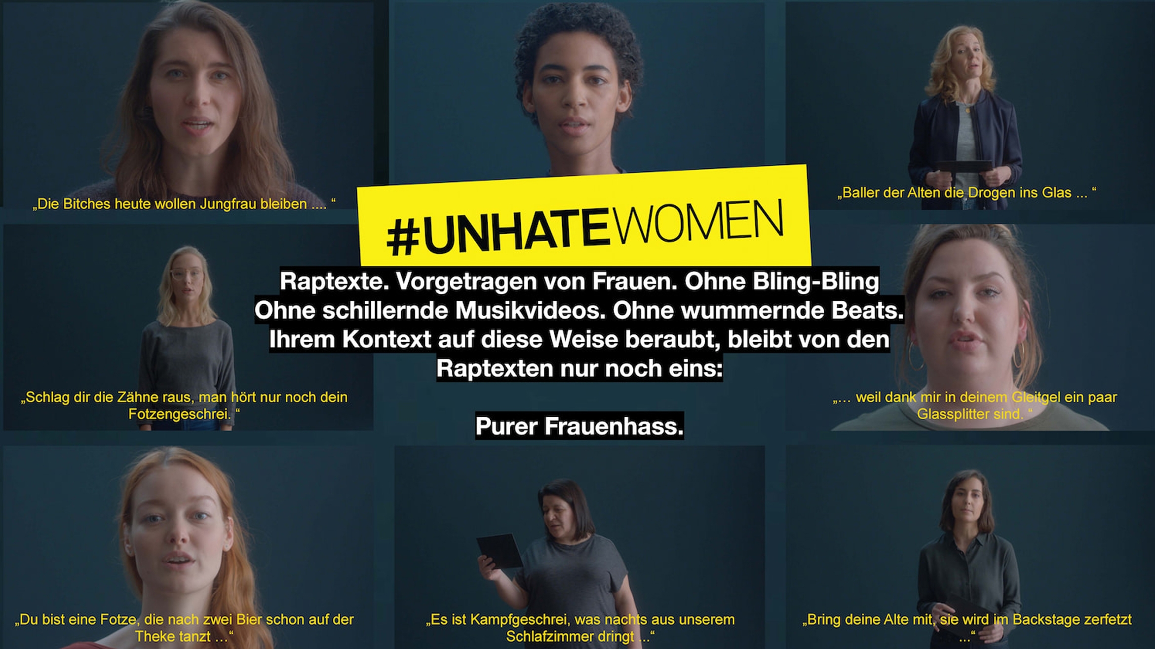 Die Kampagne #UnhateWomen von Philipp und Keuntje für Terre des Femmes wurde beim Deutschen Digital Award 2021 als beste Kampagne des Jahrgangs gekürt –