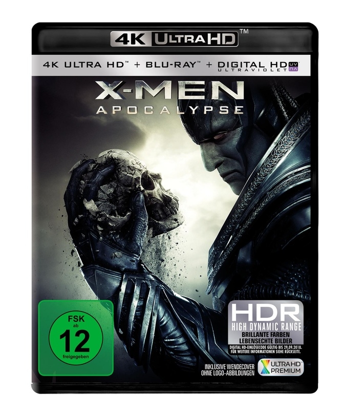 Ab 22. September auch als Ultra-HD Blu-ray im Handel: "X-Men: Apocalypse"