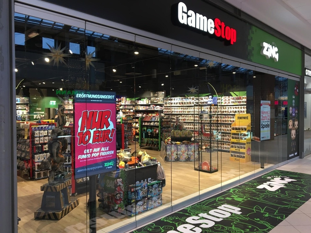 Die GameStop-Filialen in Deutschland öffenen wieder.