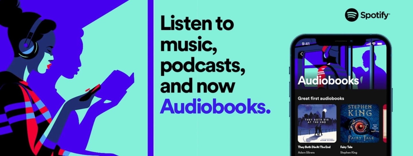 Hat ein neues Hörbuch-Kapitel aufgeschlagen: Spotify