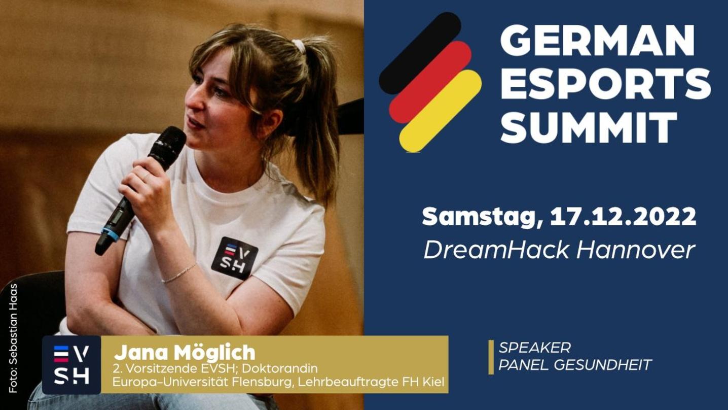 Jana Möglich wird auf dem German Esports Summit 22 sprechen