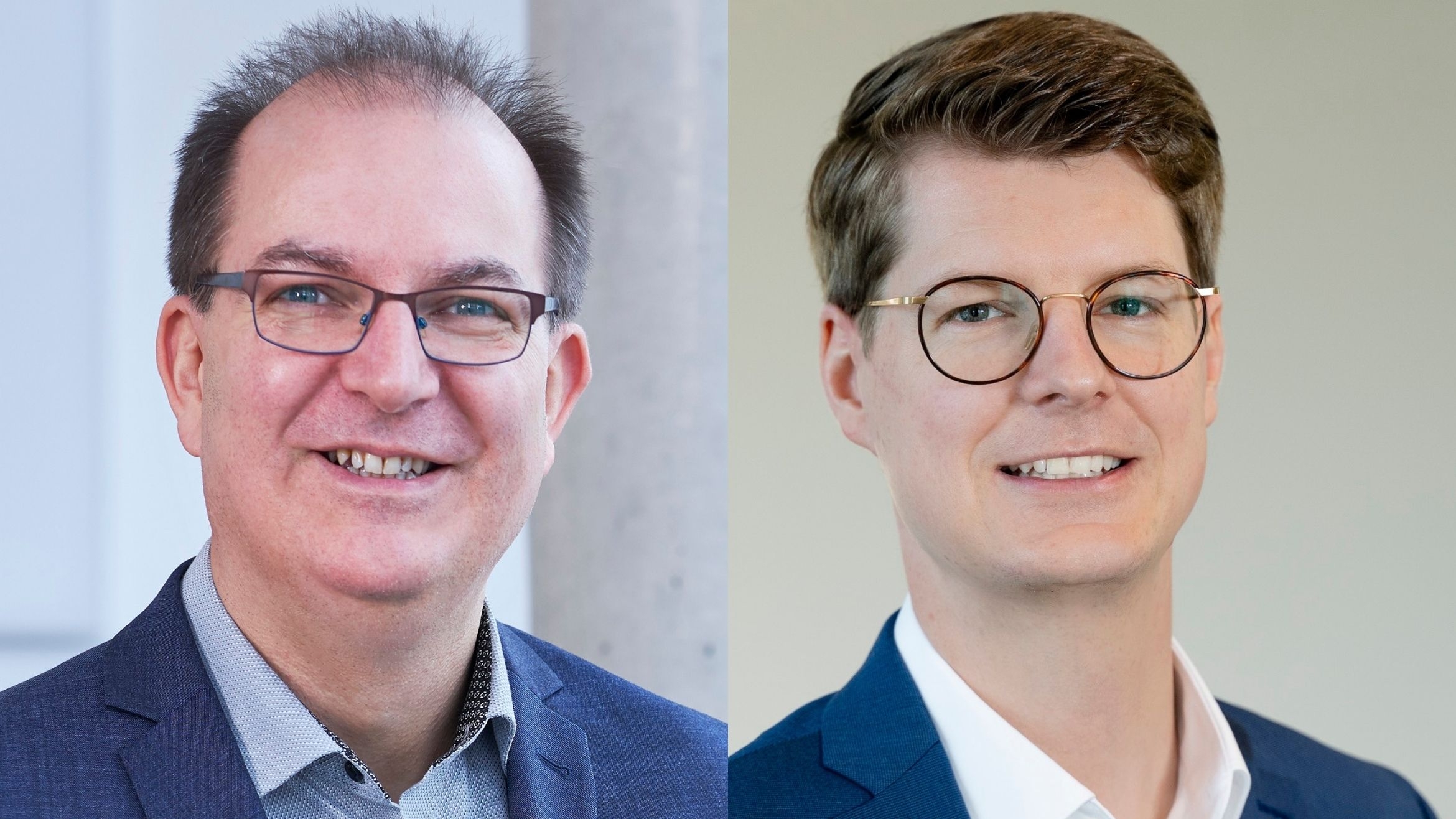 Markus Weber, Director Media bei JOM (l.) und Lukas Tauschwitz, Marketingleiter FingerHaus –