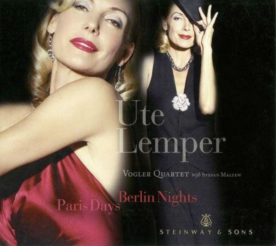 Nominiert für einen Grammy: "Paris Days, Berlin Nights" von Ute Lemper zusammen mit Stefan Malzew und dem Vogler Quartett