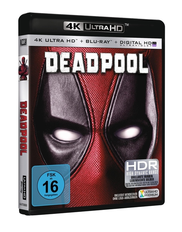 Parallel zum DVD- und Blu-ray-Start auch als UHD Blu-ray erhältlich: "Deadpool"